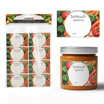 SET OF 24 VEGETABLE PANTRY LABELS