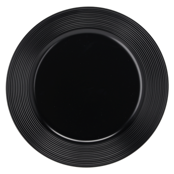 PLATE 33 x 33 x 1.5 CM WITH GROOVING NAVY BLUE