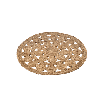 ROUND MAT 80 CM WITH SEAWEED