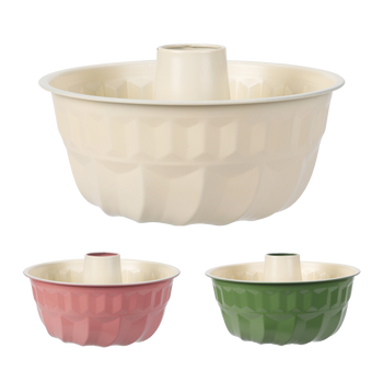 STEEL BUNDT CAKE TIN 1.6L 22CM