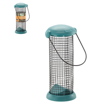 BIRD FEEDER FOR PEANUTS WITH LID 9.3 X 8.3 X 21 CM