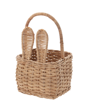 BASKET WITH HANDLE 16 X 14 X 14/28 CM