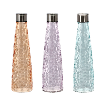 BOTTLE 750 ML WITH SCREW CAP MIX COLORS