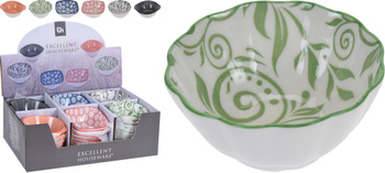 PORCELAIN SNACK BOWL DISP.36PCS