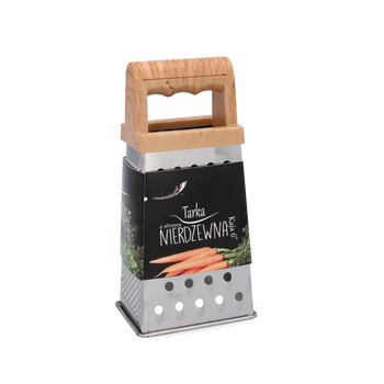 STAINLESS STEEL 4-SIDED GRATER KAJA H: 18 CM PACK=12PCS