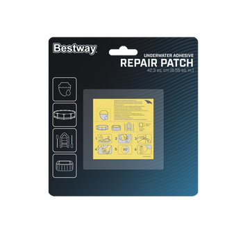 Bestway® 2.5" x 2.5"/6.5cm x 6.5cm Underwater Adhesive Repair Patch
