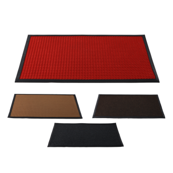 RECTANGULAR RUBBER + PP DOORMAT 60X90 MIX COLORS
