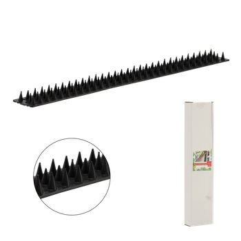 PLASTIC BIRD SPIKES 4.5X50CM BLACK PACK=10PCS