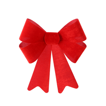 CHRISTMAS BOW RED 36 x 51 CM