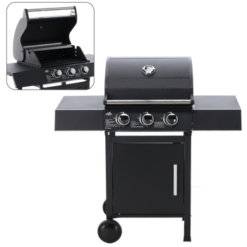 GAS GRILL 3 WITH REDUCER 8,1 kW