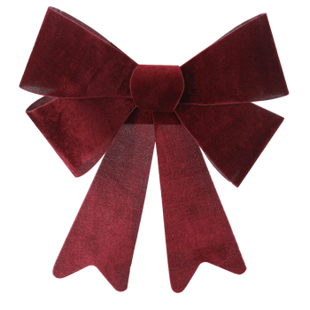 CHRISTMAS BOW BURGUNDY 36 x 51 CM