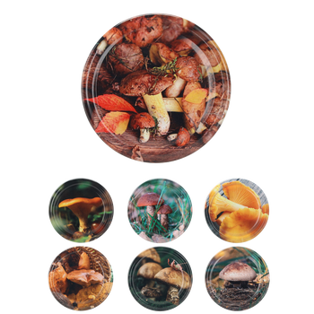 Lid FI 82 6 with mushrooms 051 RTS carton 750 pcs