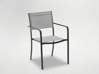 GARDEN CHAIR GREY 54X55X86CM