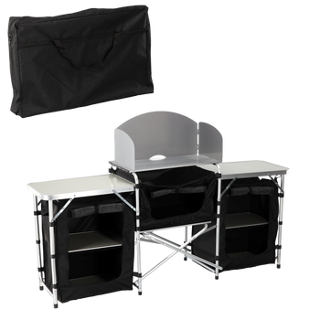 FOLDING CAMPING KITCHEN 175 x 40 x 111 CM