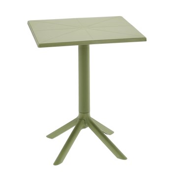 SQUARE GARDEN TABLE 60 x 60 x 77.5 CM GREEN