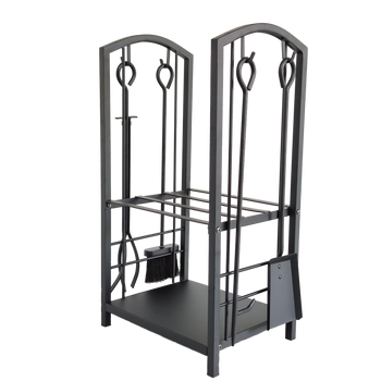 LOG RACK 4PCS TOOLS BLACK L16"