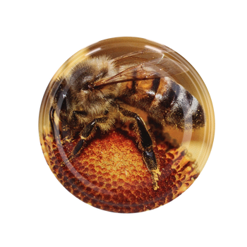 SET OF 10 LIDS DIA 82 6Z BEE