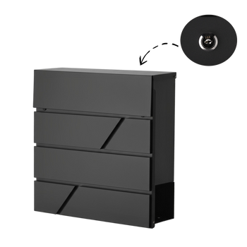 LETTER BOX "NOVA" 37 X 37 X 10,5 CM