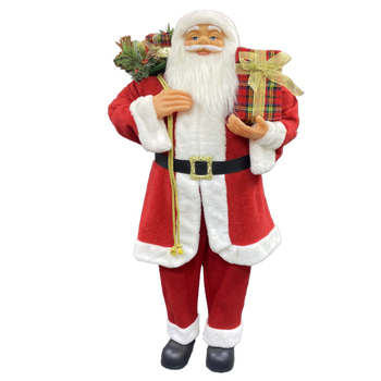 CHRISTMAS FIGURE - STANDING SANTA 110 CM