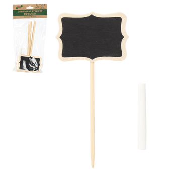 6PCS SET WOOD PLANT STAKE