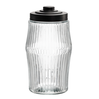 JAR 3.8 L ROUND STRIPES WITH METAL LID