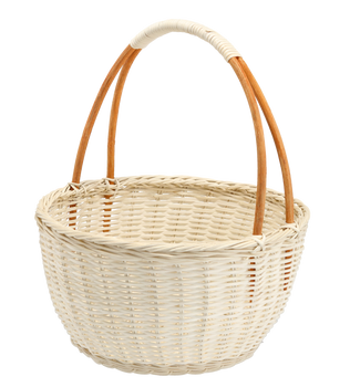 RATTAN BASKET WITH HANDLE