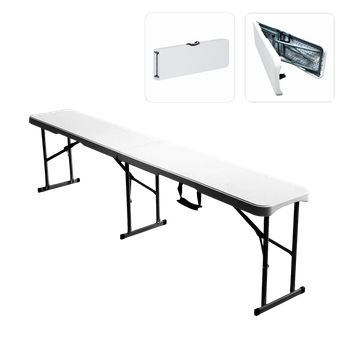 FOLDING CAMPING BENCH 180 X 28 X 43.5 CM