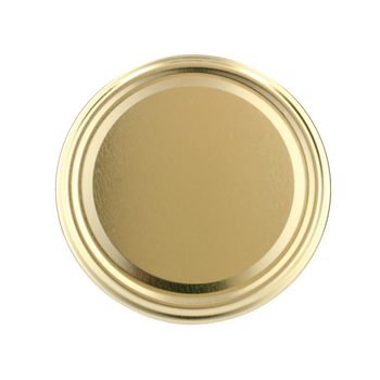 SET OF 10 LIDS DIA 89 6Z GOLD