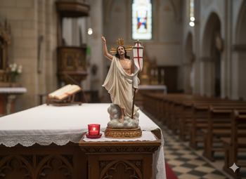 RESURRECTED JESUS FIGURE 30.5 CM