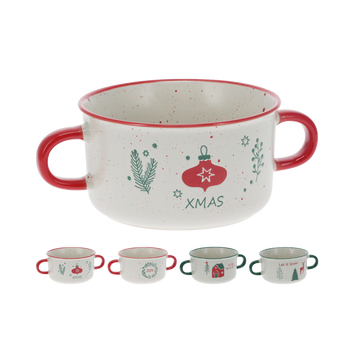 KUBEK JUMBO Z DWOMA UCHWYTAMI 13,5X7,5CM*7893