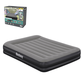 MATERAC DMUCHANY 203 X 152 X 36 CM TRITECH QUEEN SIZE Z WBUDOWANĄ POMPKĄ *0513