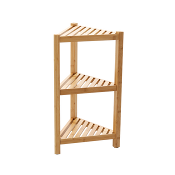 CORNER BAMBOO SHELF 3-LEVEL 34X34X60 CM