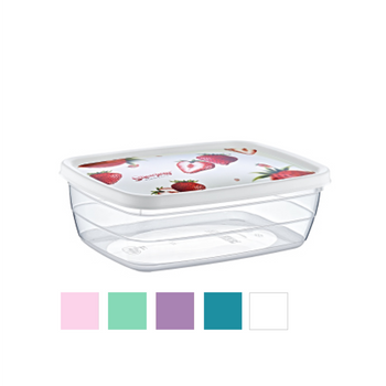 RECTANGULAR CONTAINER DECO TREND BOX 1.2L