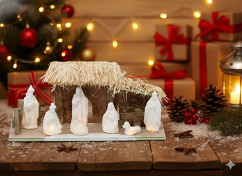 CHRISTMAS CRIB 31 X 10.5 X 13.5