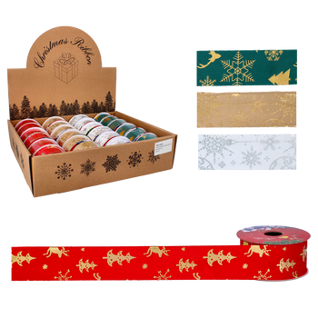 CHRISTMAS DECORATIVE RIBBON