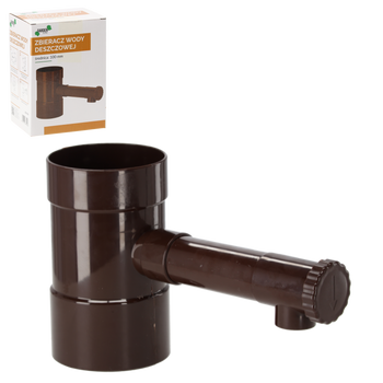 RAINWATER COLLECTOR BROWN 100 MM
