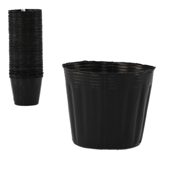 SET OF 100 POTS FOR PLANTING 7,5 X 6,7 CM PACK=10PL