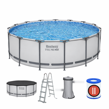 Steel Pro® MAX™  15' x 48"/4.57m x 1.22m Pool Set