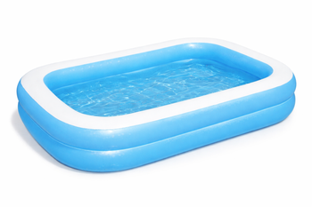 Bestway® 8'7" x 69" x 20"/2.62m x 1.75m x 51cm Blue Rectangular Pool