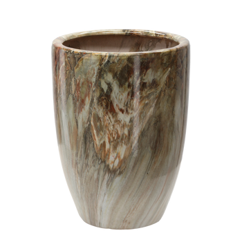 OSŁONKA CERAMICZNA NA DONICZKĘ 26 x 26 x 34,5 CM ZDOBIONA *2534