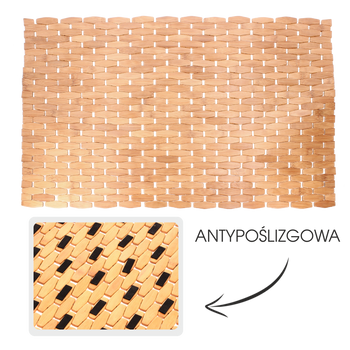 BAMBOO BATH MAT "GRENADA" 50X70CM