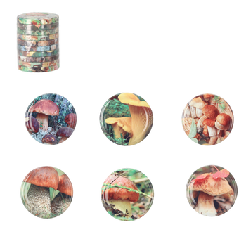 SET OF 10 LIDS FI 66 MUSHROOMS MIX