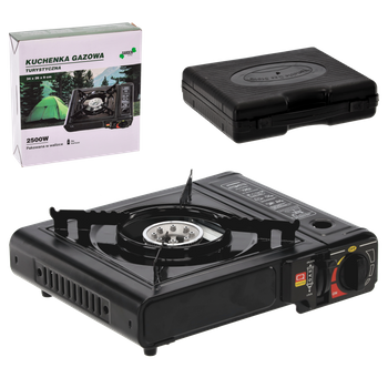 TOURIST GAS COOKER FOR CARTRIDGES 34 X 26 X 9 CM