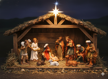 CHRISTMAS FIGURINES SET 11 PCS. 5,5 CM