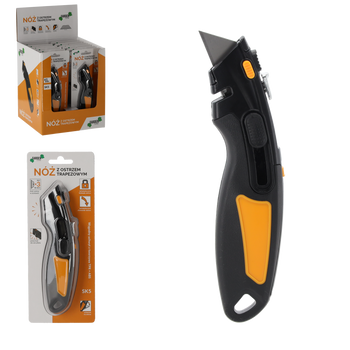 KNIFE WITH TRAPEZOID BLADE