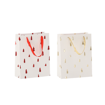 CHRISTMAS GIFT BAG CHRISTMAS TREE 18 x 24 x 8 CM