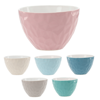 CERAMIC BOUILLON CUP 680 ML "DIAMOND" PACK=6PCS