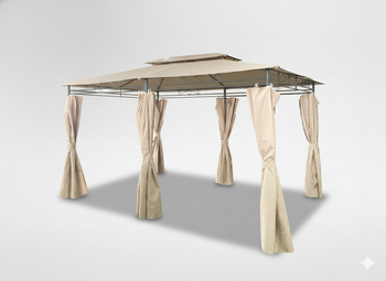 ALTANA  PAWILON OGRODOWY BEŻOWY 3x4x2,65 m