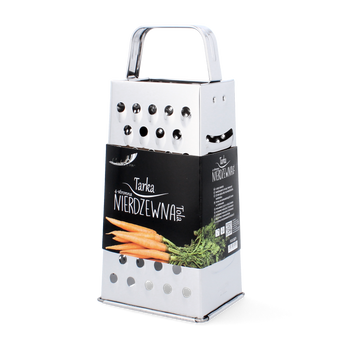 STAINLESS STEEL 4-SIDED GRATER TOLA H: 23,5 CM PACK=12PCS