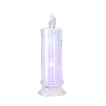 ŚWIECA LED BROKATOWA 19,5CM*4395